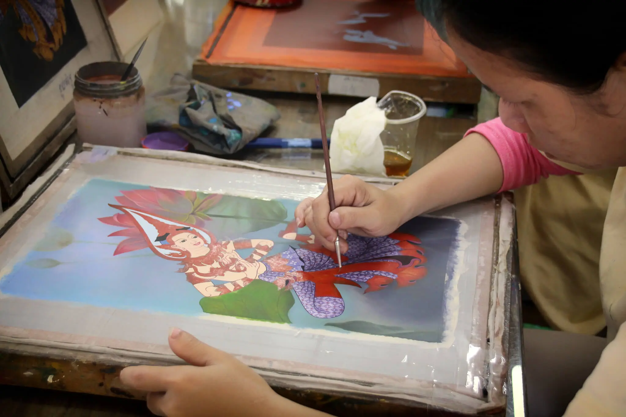 Artisans Angkor traditionelle Handwerkskunst in Siem Reap Kambdoscha