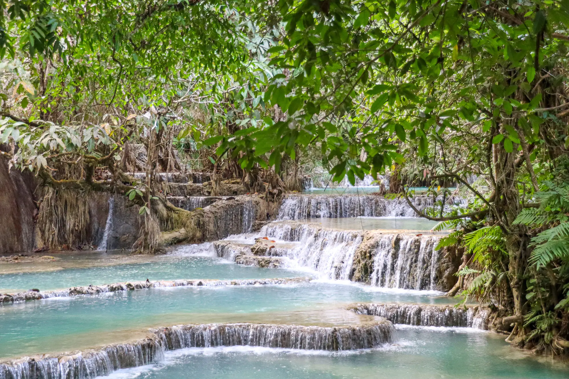 Kuang Si Wasserfall Laos