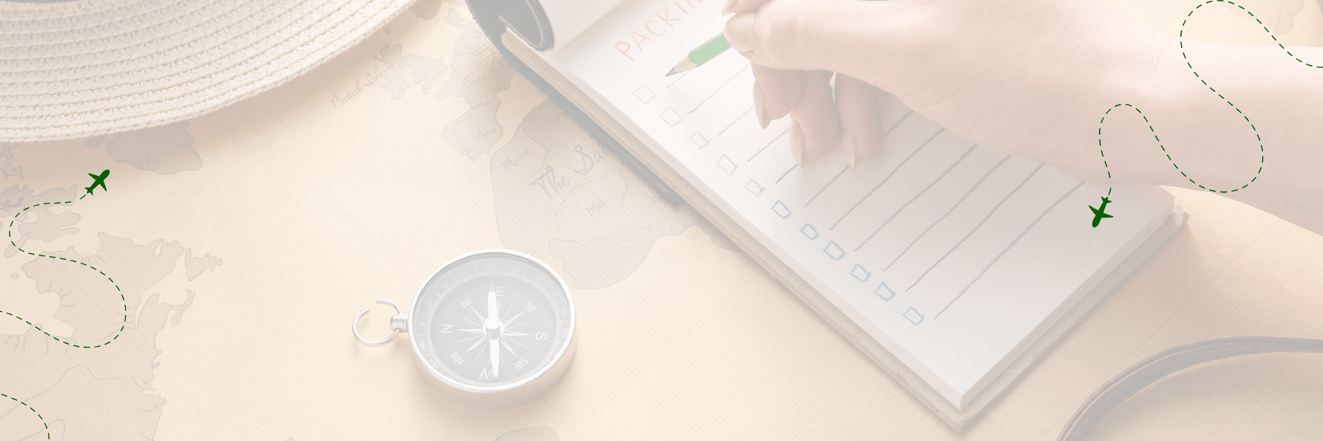 Reisepackliste Banner Check