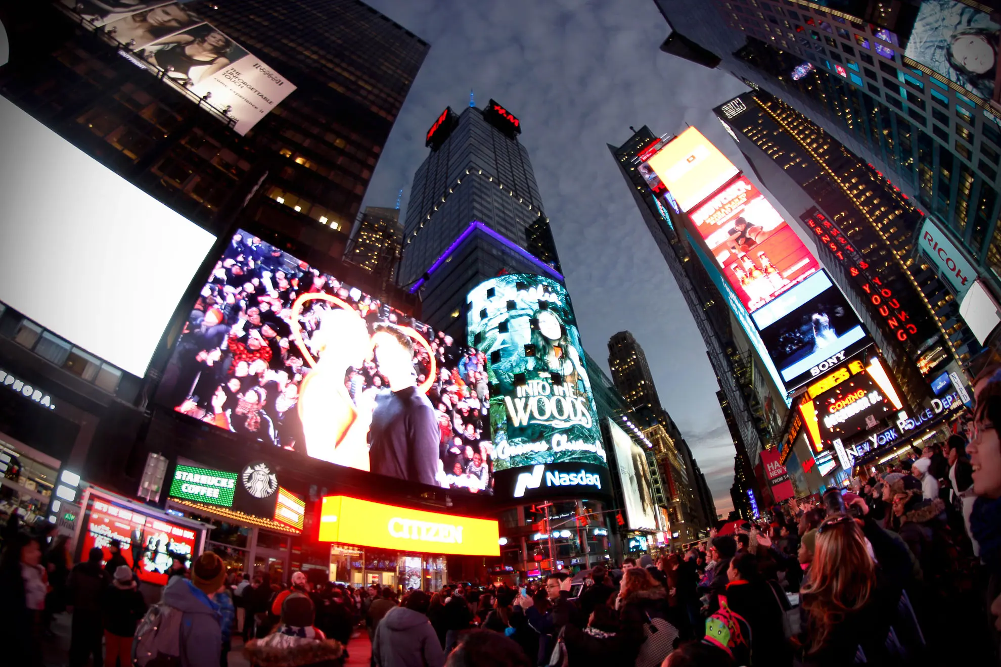 Lichtermeer am Time Square in New York