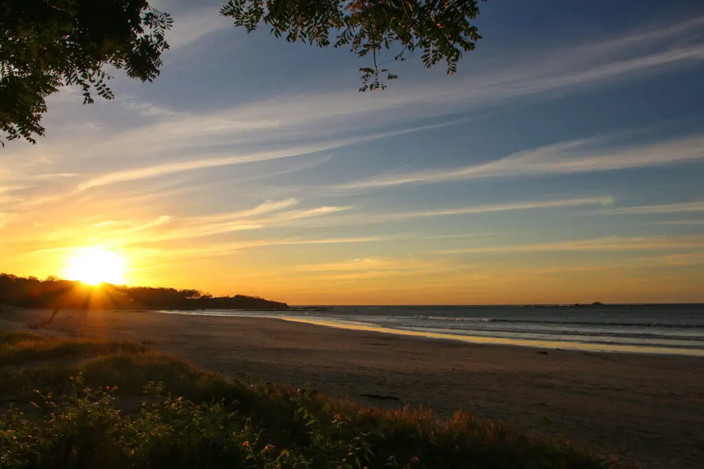 Sonnenuntergang an der Pazifikküste