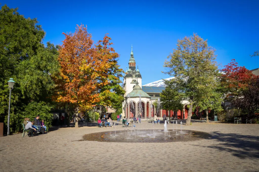 Herbstlicher Blick im Zoo