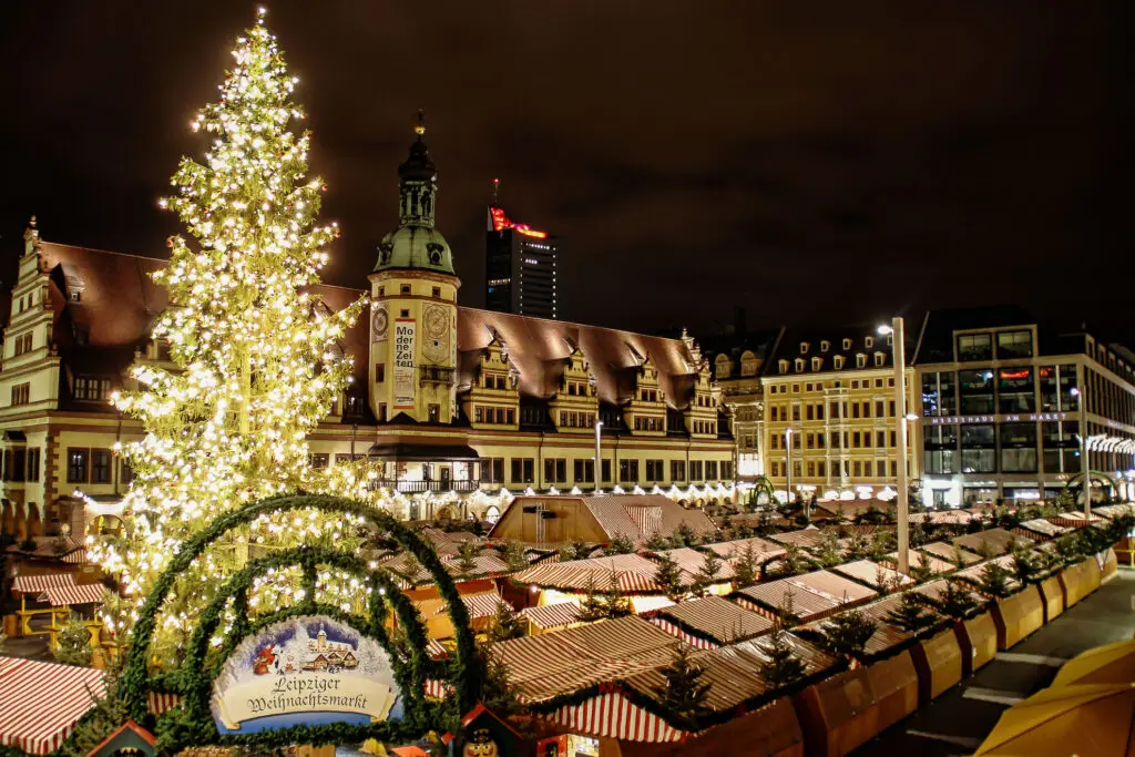 Weihnachtsstimmung am Leipziger Markt
