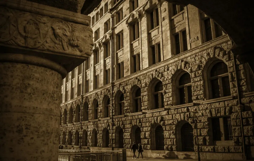 Innenhof vom Neuen Rathaus Leipzig