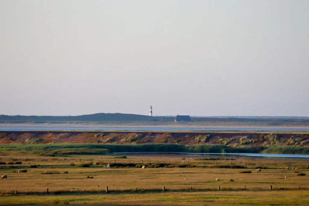 Blick auf den Ellenbogen von Sylt