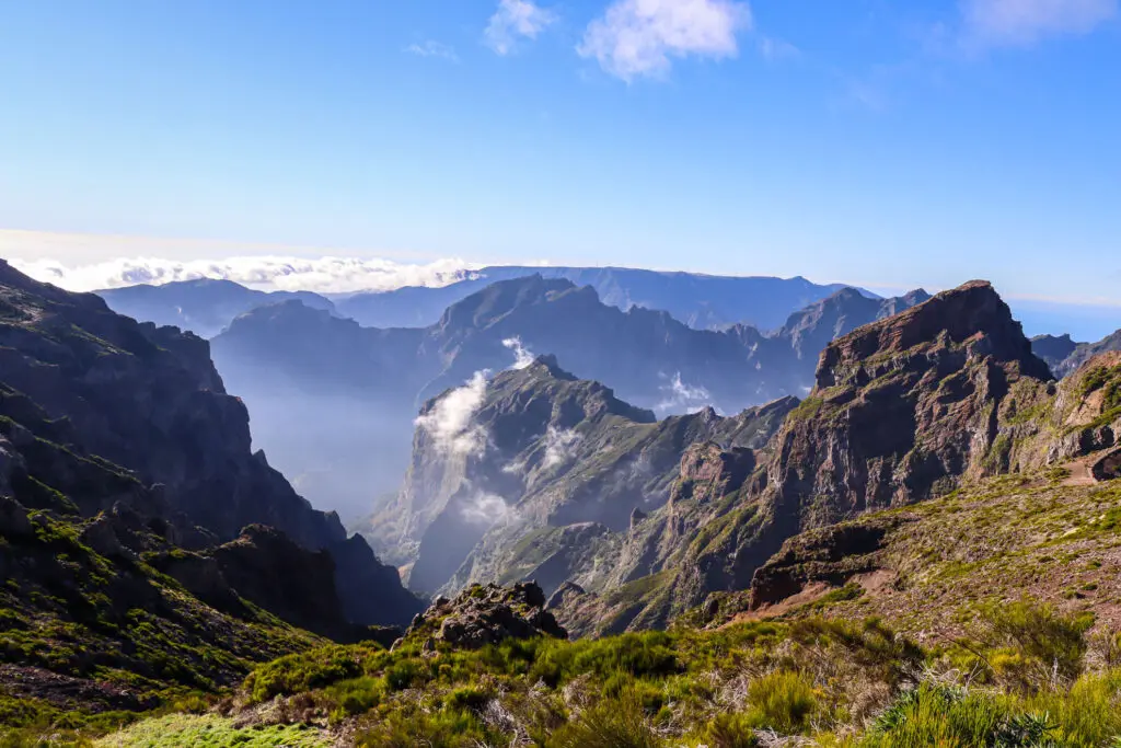 über den Gipfeln von Madeira