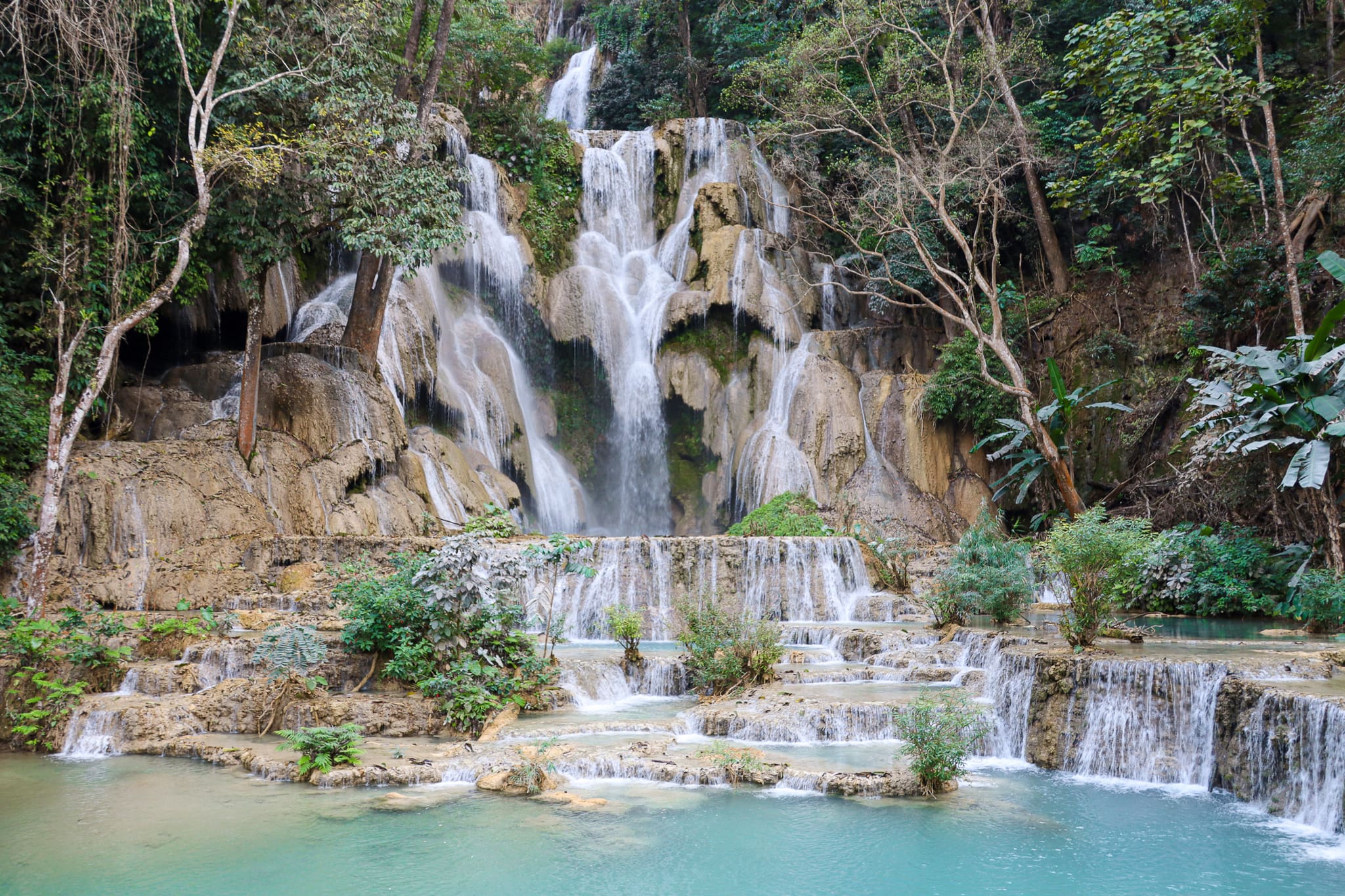 Wasserfall in Laos