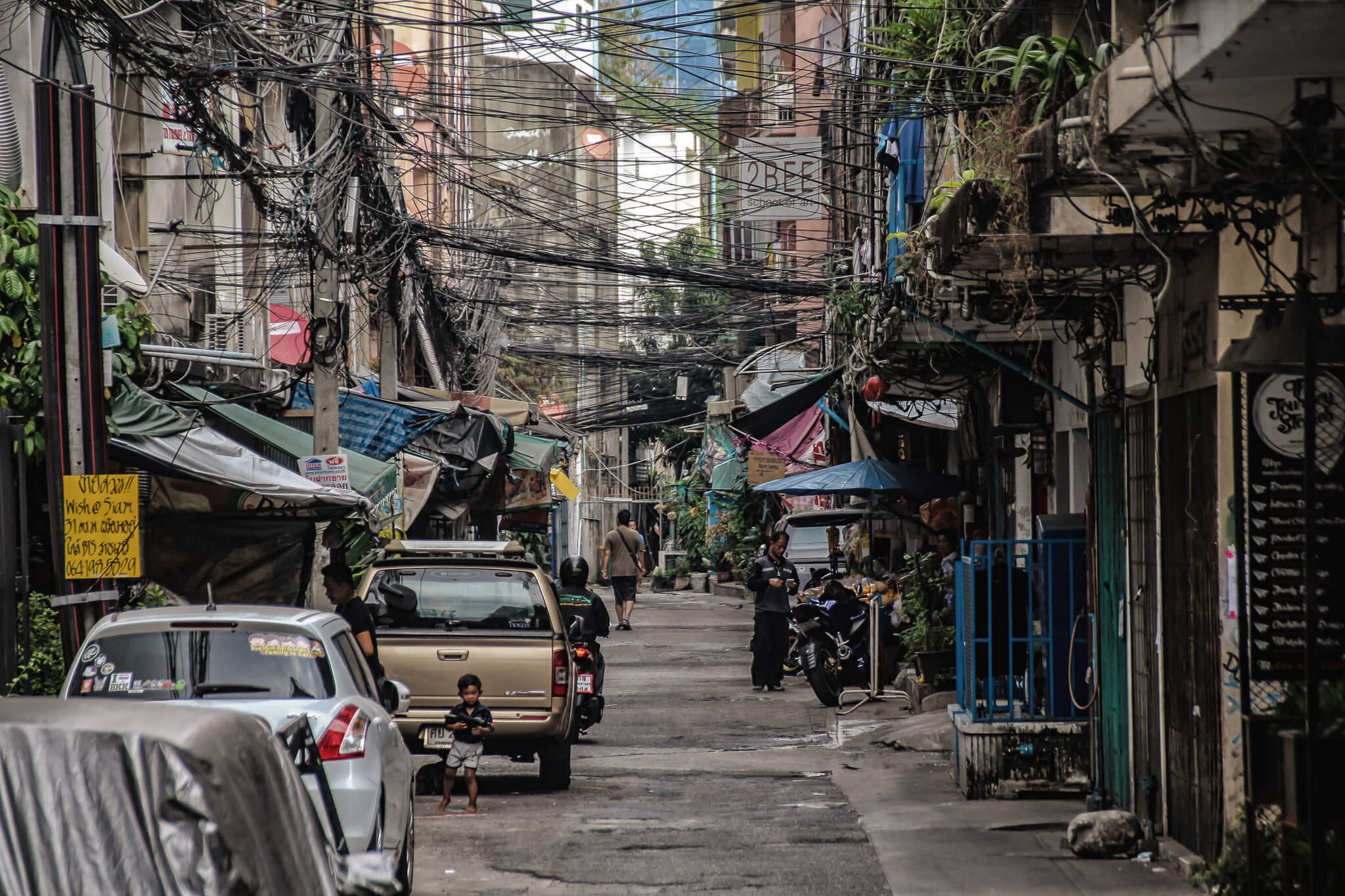 Straße in Bangkok