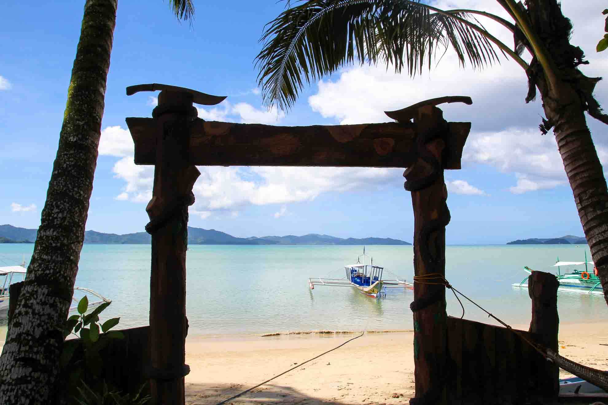 Strand von Port Barton, Philippinen