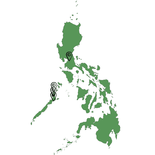 Landkarte Philippinen