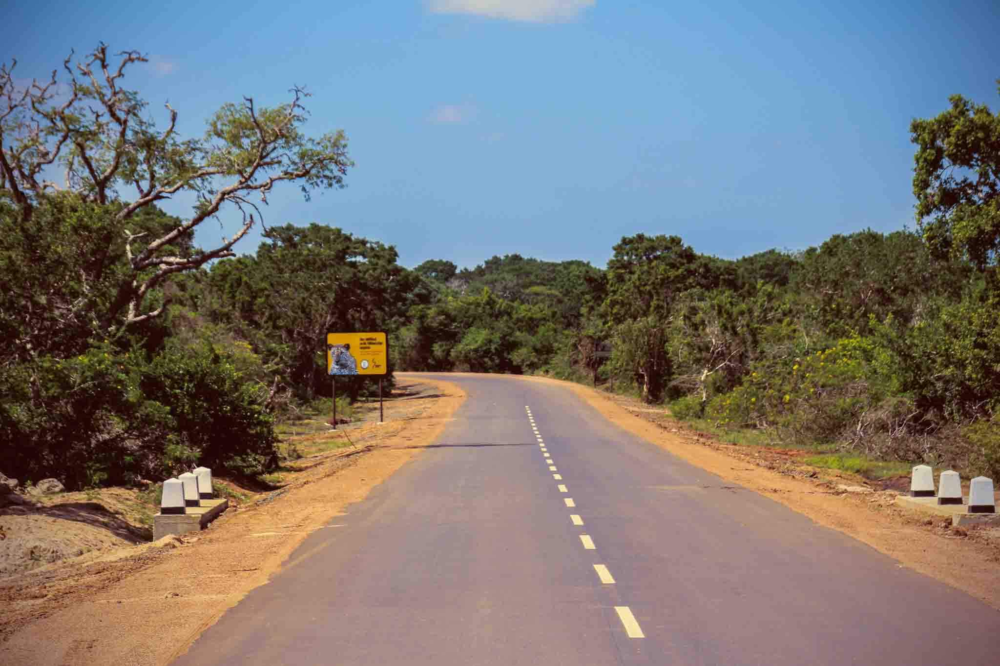 Straße in Sri Lanka