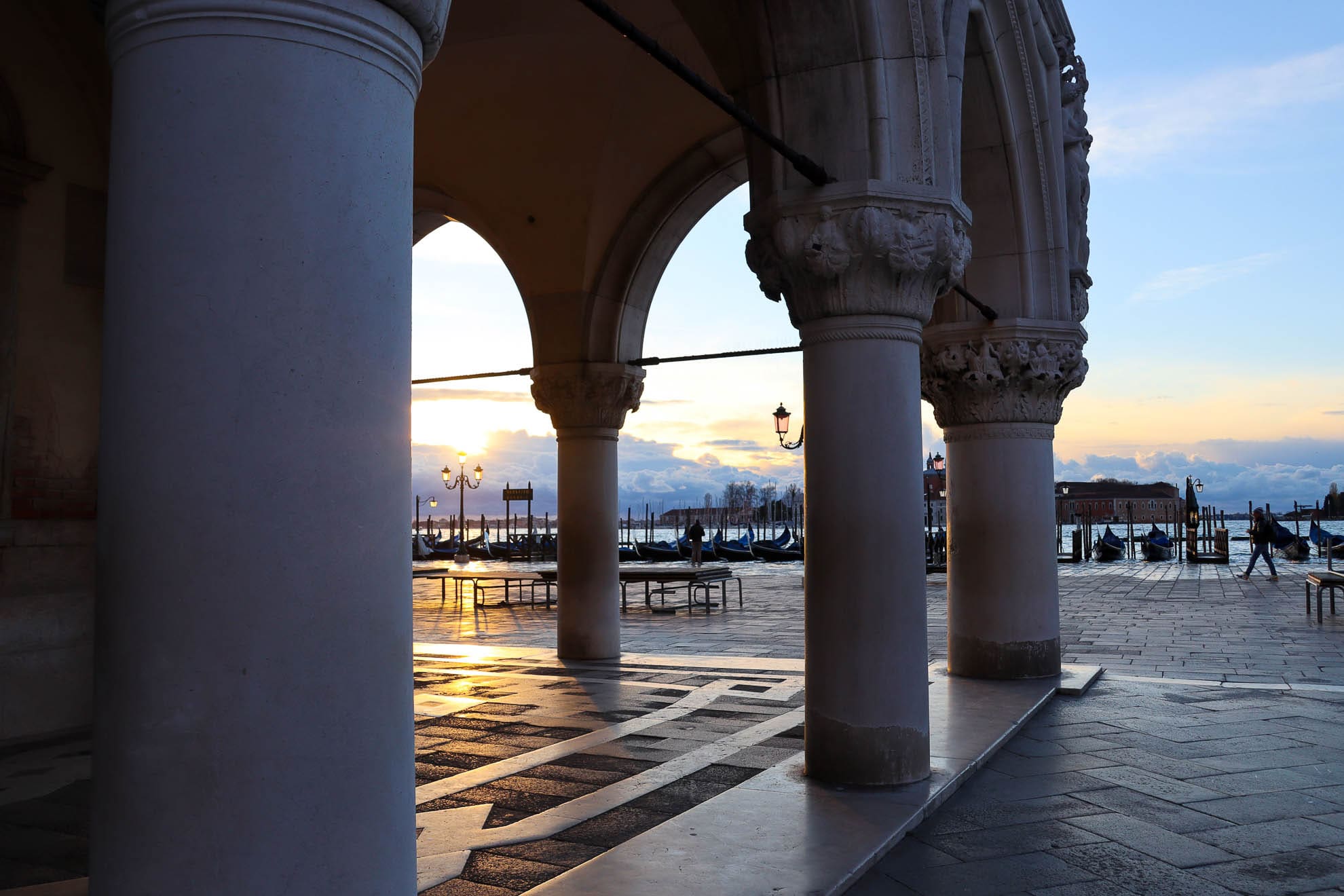 Dogenpalast bei Sonnenaufgang