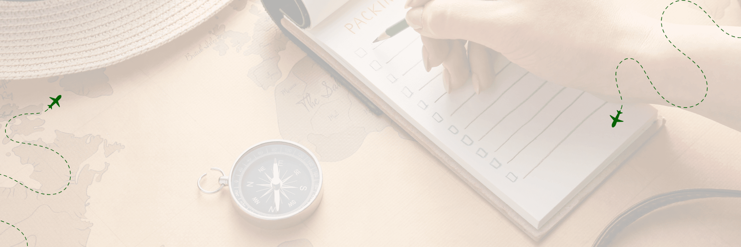 Reisepackliste Banner Check