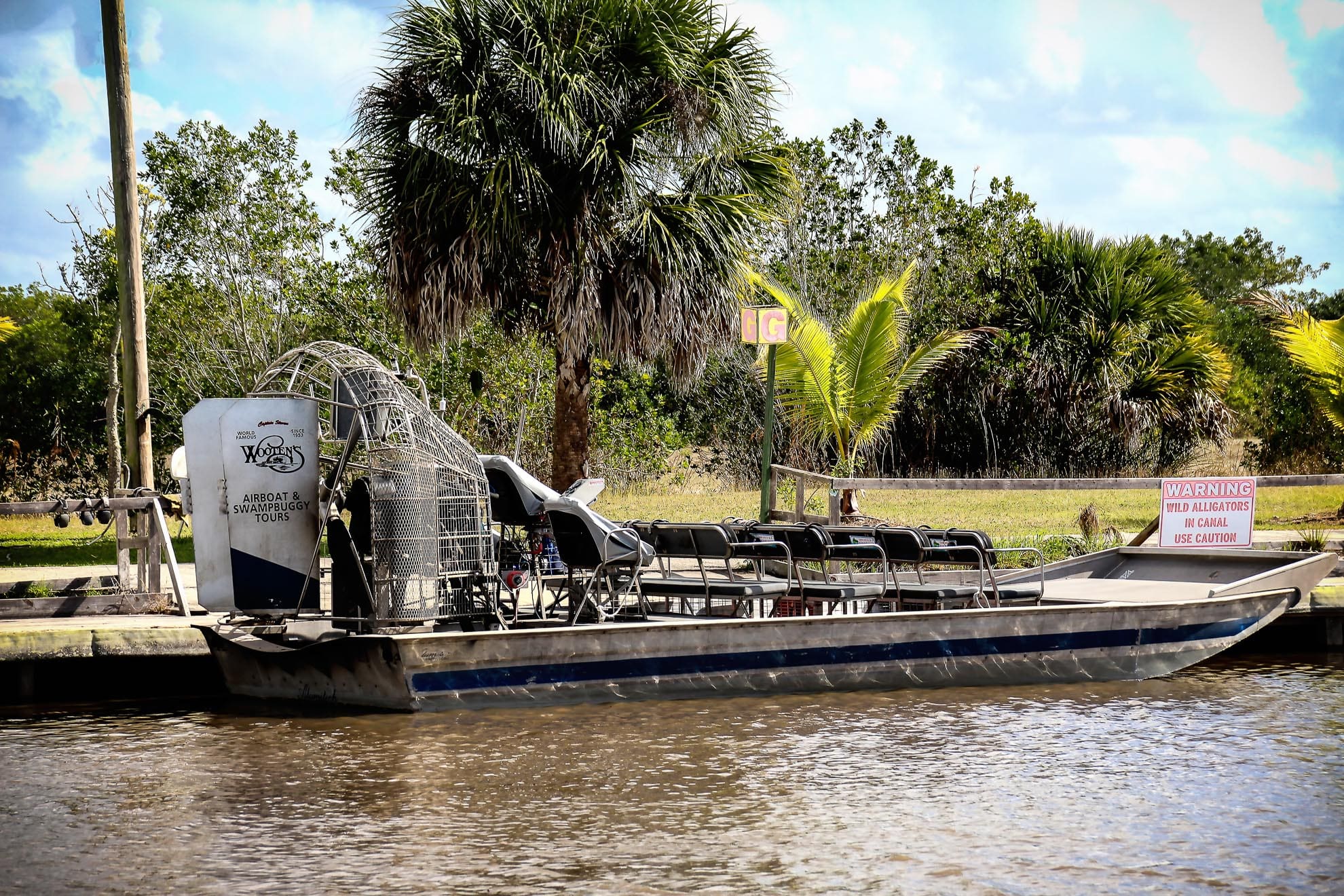 Airboat in den Everglades