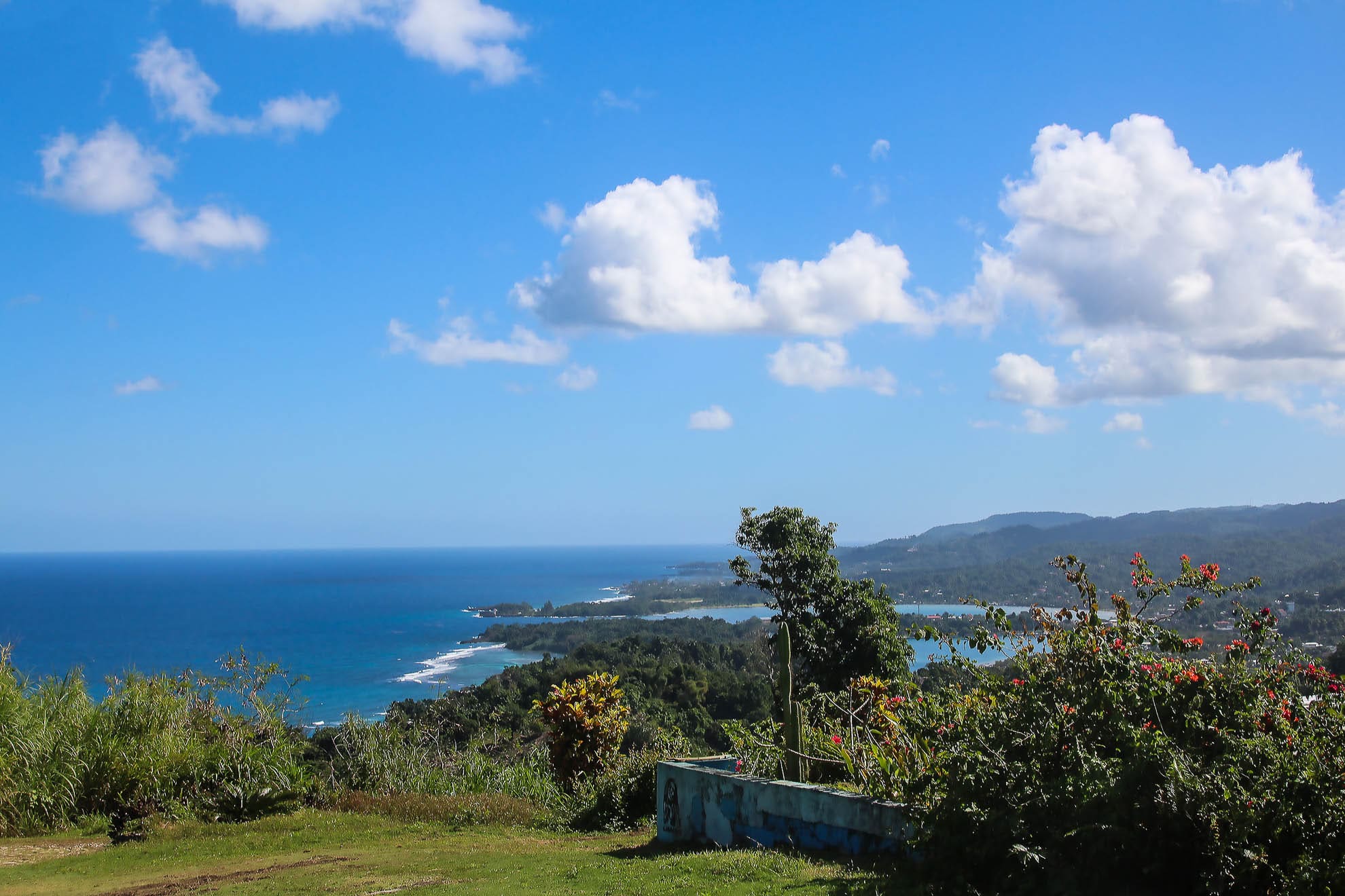 Aussicht vom Germaican Hostel Richtung Port Antonio