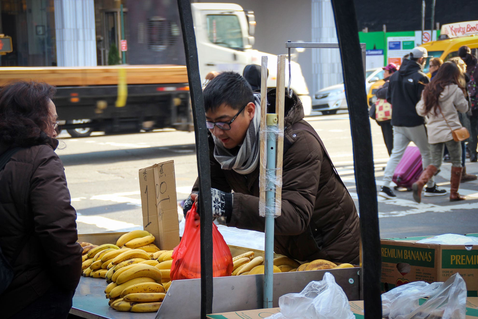 Händler in China Town New York