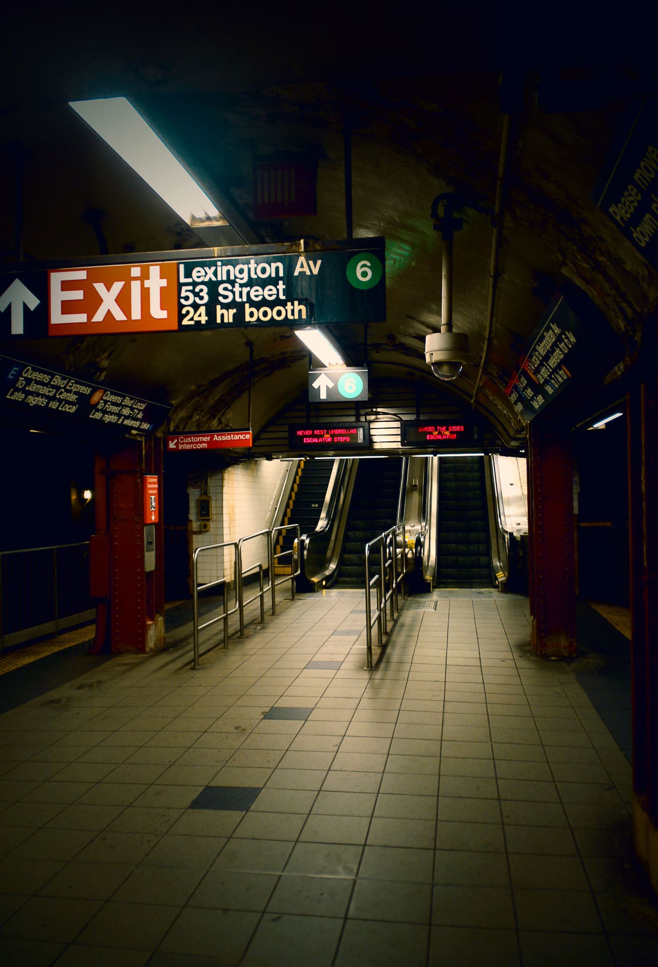 Eingang U-Bahn Station New York