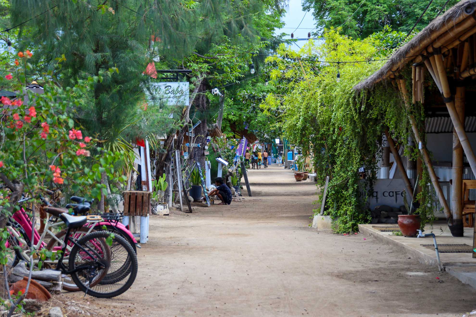 Weg auf Gili Air