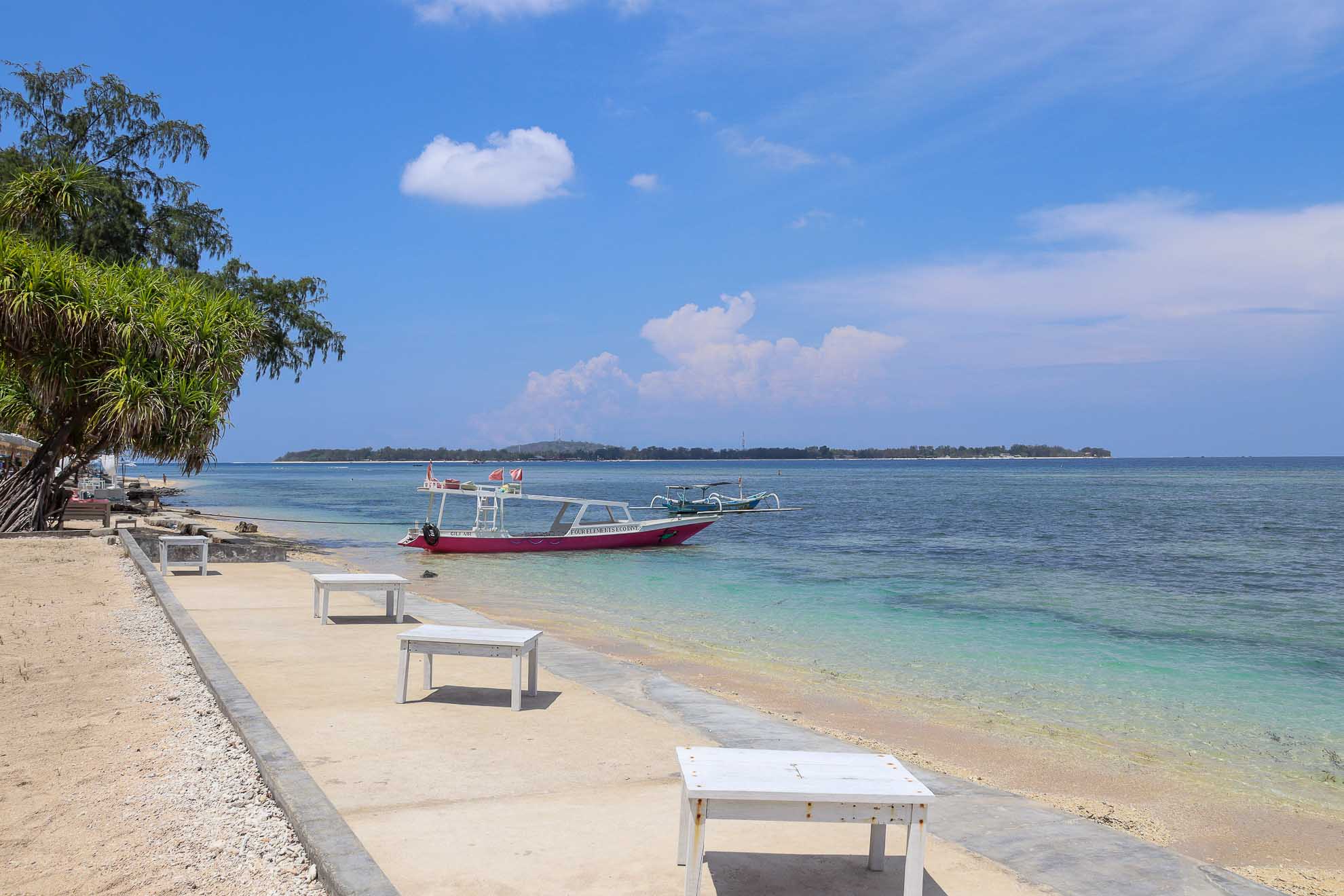 Strand von Gili Air
