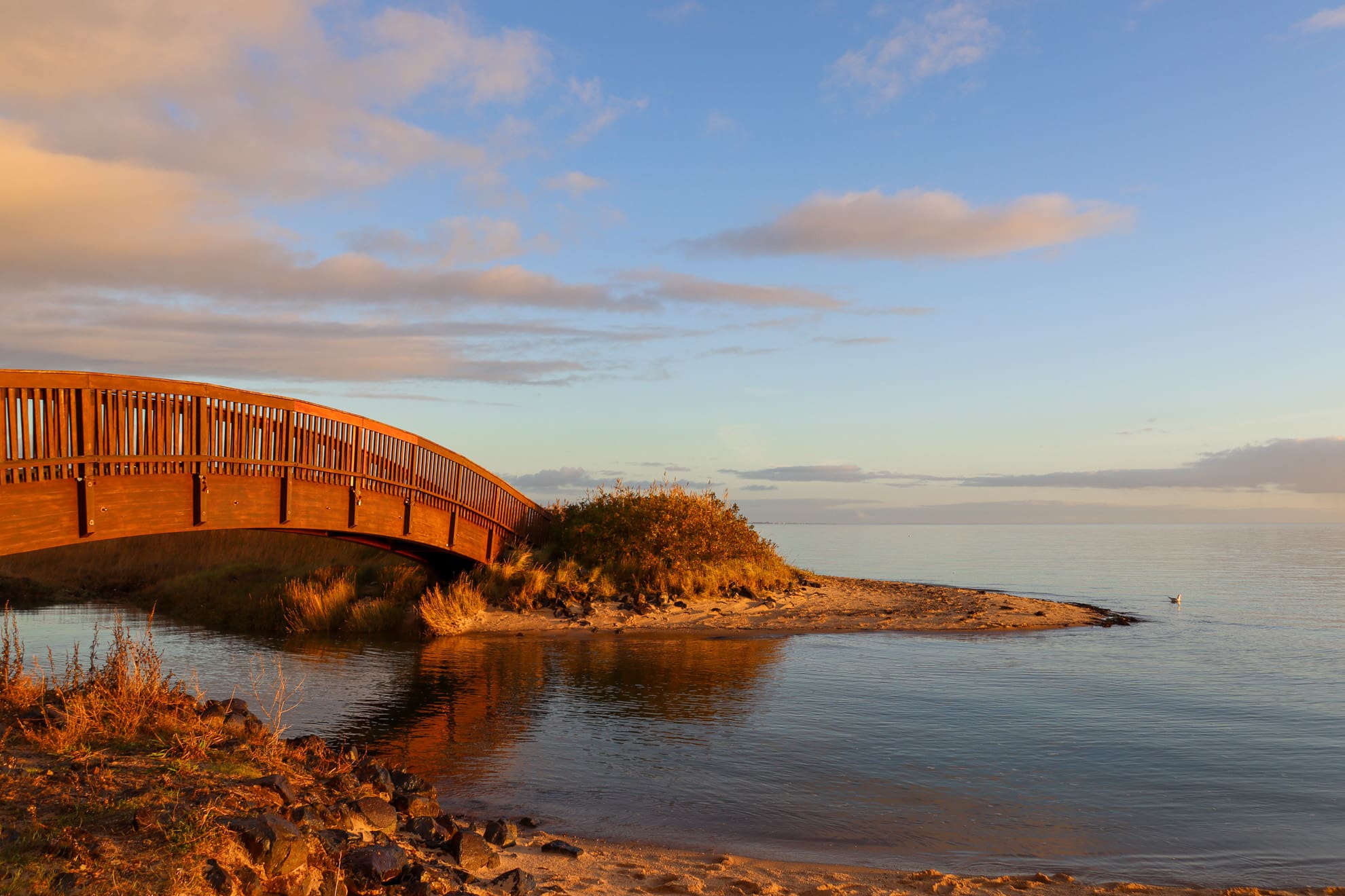 Lügenbrücke am Watt in Munkmarsch auf Sylt