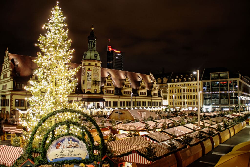 Weihnachtsstimmung am Leipziger Markt