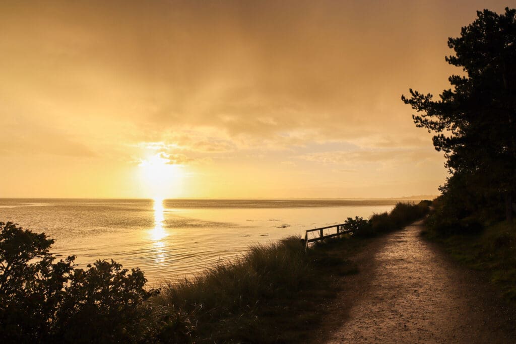 Goldene Lichtstimmung an Sylter Küste