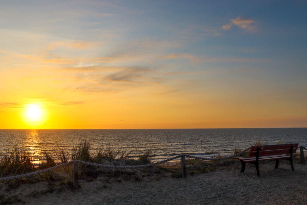 Abendstimmung am Strand von Sylt