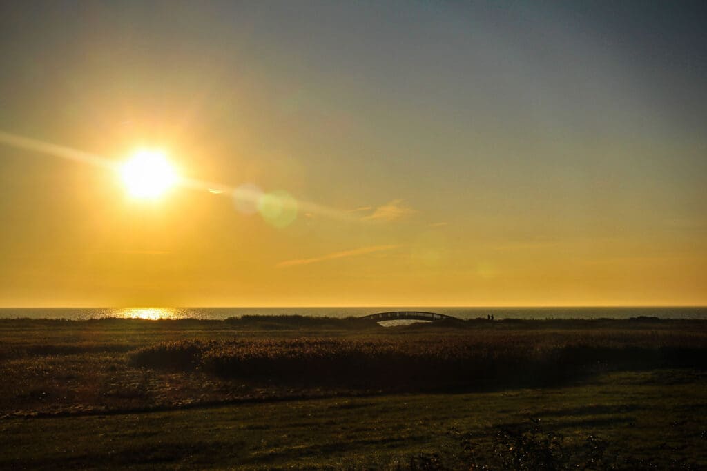 Sonnenaufgang über dem Wattenmeer