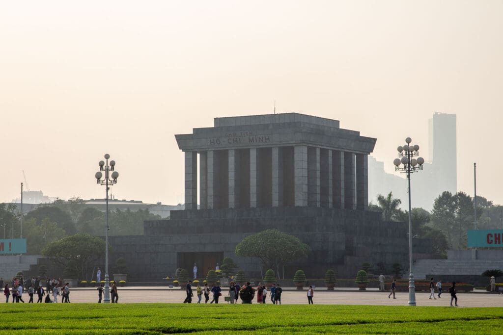 Ho-Chi-Minh-Mausoleum in Hanoi