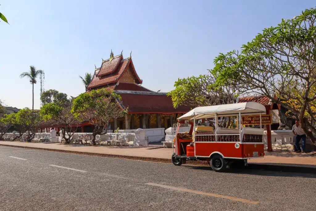 Tuk Tuk Tempel Luang Prabang Laos Transport